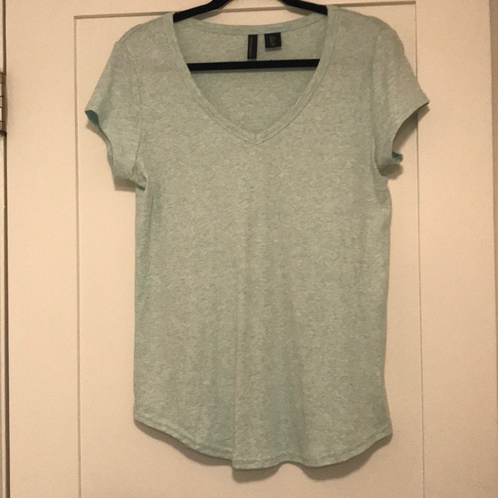 Mint V-Neck Tee